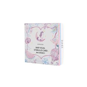 Manxi Black and White Card Baby Early Education Card 0-3 Year Old Baby Visual Stimulation Card Toy Tracking Flash Card Color