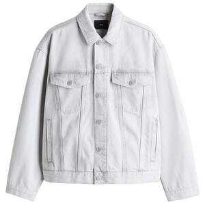 
HM spring men's fashion casual loose denim jacket 1294784