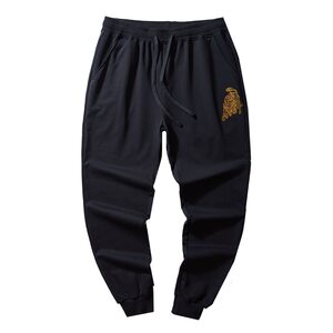 Spring and Autumn Thin Extra Large Size Printed Sports Pants Plus Fat Extra Large Casual Footwear Pants 360*0.5kg9 Knitted Foot Pants