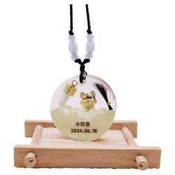 DIY exclusive breast milk memorial fetal hair pendant umbilical cord preservation