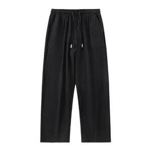 Foreign trade export original single tide brand men's casual trousers loose straight trousers in summer thin -drying ice silk pants