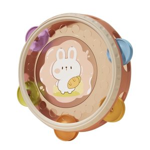 
Hand-pat drum baby toy baby 0-2 years old pat drum bell drum bell ringing puzzle early education children percussion instrument