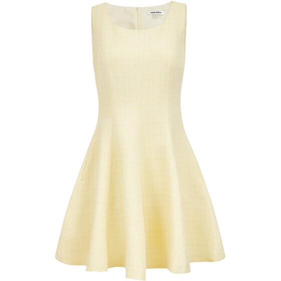 
Vero Moda dress 2026 summer gold style cotton zipper A-line skirt versatile 32537A031