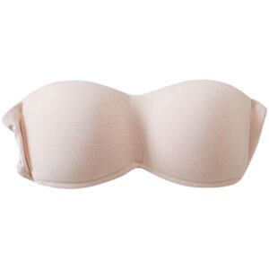 Can't lose half a cup of bras in summer without thin tube top non -slip, a piece of girl invisible steel -free underwear female
