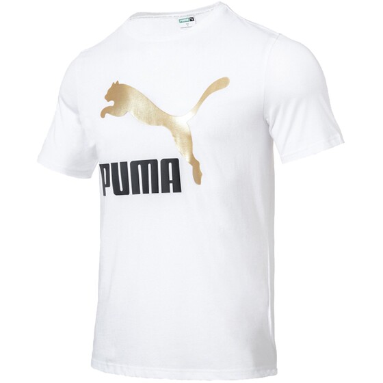 Puma Puma short-sleeved men's t-shirt official 26 summer new men's cotton round neck breathable casual sports half-sleeve