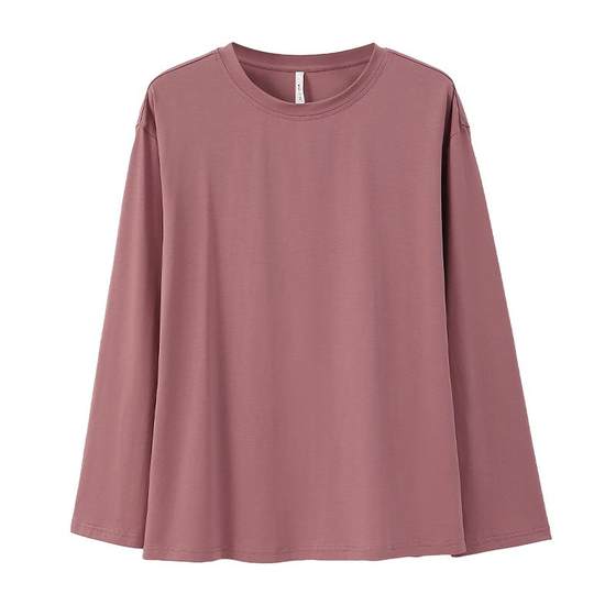 An Zhiyuan [Juorou] Men's pajamas spring and autumn long -sleeved top single -piece T -shirt pure cotton increase home clothing
