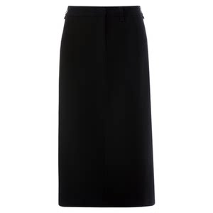 
Langzi straight retro style black suit skirt high-end temperament commuter skirt 2025 autumn new style