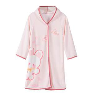 Children's fast bath towel swimming bathrobe cape with hat, male girl can wear hot spring special portable water absorption beach towel
