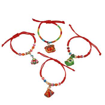 Dragon Boat Festival colorful rope bracelet DIY hand-woven rope