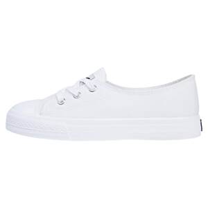 
Pull back official flagship store women's shoes canvas shoes women's spring shoes women's 2026 new one-legged white shoes for women