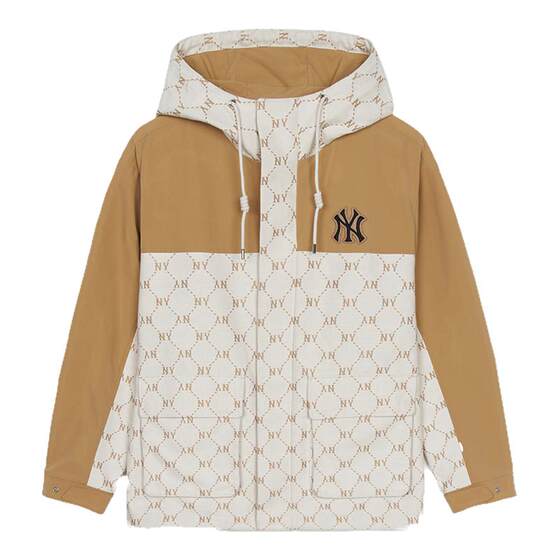 
MLB official couples diamond old-fashioned retro fashion hooded jacket jacket 25 spring and summer new style WJM01