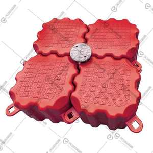 
Plastic floating bulb water platform floating dragon boat race float project motorboat floating platform dock floating bridge scenic area floating barrel