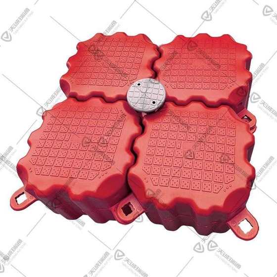 
Plastic floating bulb water platform floating dragon boat race float project motorboat floating platform dock floating bridge scenic area floating barrel