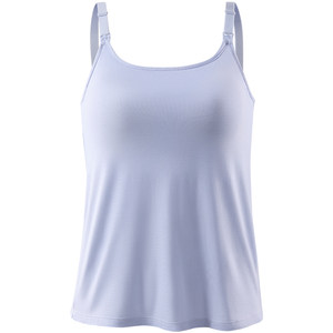 October Crystal Ice Skin Maternity Breastfeeding Sling Women's Postpartum Breastfeeding-Free Bra Pad Vest Bra Spring and Summer