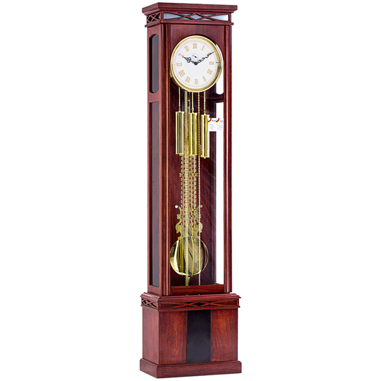 Solid Wood Chinese Floor Clock - German Hermle Movement - Hense/Hanshi ...