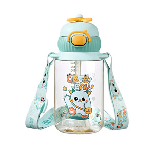 
Children's water cup, direct drinking cup, baby ppsu learning cup, drinking water bottle, straw cup, kindergarten outing portable drinking cup