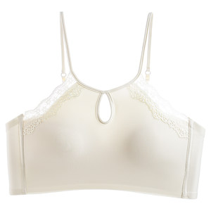 
Sexy spaghetti strap underwear for women with small breasts, push-up bra to show larger breasts, anti-sagging lace inner set bra