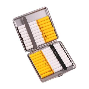 Hand-rolled cigarette box 20 cigarettes gift leather