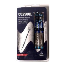 Cuesoul/q獣professional 18g Aluminum Flying Benchmark Indoor Leisure Club Electronic Soft Head Dart Needle Box Set