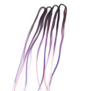 Dreaded braids with ribbons with ribbons
