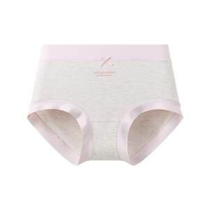 Sanfu women's high-waist hip-covering underwear, sweet letter printed floral yarn, casually cut modal briefs 512928