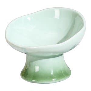 
Large diameter cat bowl ceramic tall cat food bowl protects cervical spine cat pet bowl dog bowl drinking water cat rice bowl cat bowl