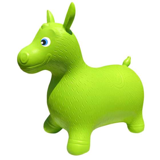 Jumping horse Baby Children's Toy adults can take music balance rubber horses and anti -fall inflatable little deer mounts one year old
