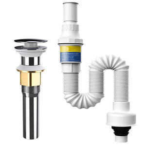 Washbasin sewer anti-odor drain pipe wash basin basin water leakage plug pipe hose drainage accessories