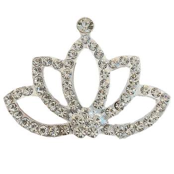 Little princess high -end crown hair combed folder
