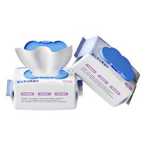 Obeni baby wipes for children's hands and mouth special baby wipes for family affordable package thickened and enlarged 100 pumps
