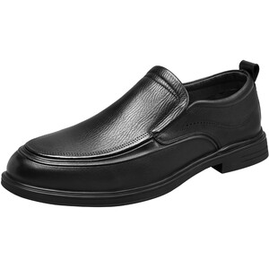 
HLA/Hailan Home Men's Shoes New Summer Fashion Genuine Leather Cover Leather Shoes Casual Soft Sole Wear-resistant Daddy Shoes