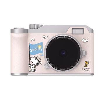 Snoopy CCD flip-screen camera, students, children and girls can take selfies, campus digital camera imported into mobile phone