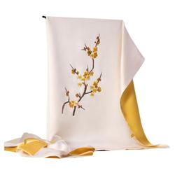 Xiang Chuan Li Hunan Embroidery Plate Buckle Large Shawl Scarf Double Layer Silk Satin Pure Hand Embroidery Gift Box