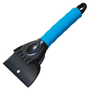 Frosting artifact car with glass snow removal scraper cream clearing snow car window snowfall car with ice shovel shovel shovel
