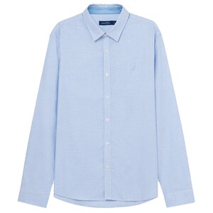 
NAUTICA/NAUTICA men's soft cotton comfortable and breathable spring and autumn long-sleeved plaid shirt