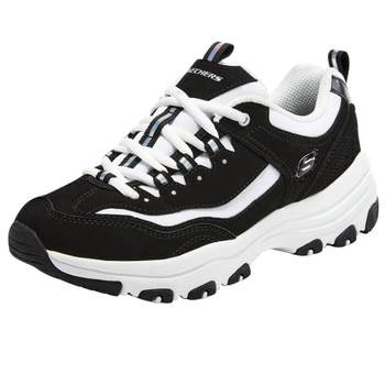 Skecker's thick bottom height panda shoes
