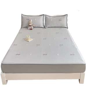
Customized high-end 100 B-wheel Class A ice bean sheets and fitted sheets, ice silk mats, soft mats, machine washable 2026 new style