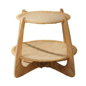 
Cat double-layer cat nest lounge chair sisal cat hammock breathable summer kitten bed pet camp bed four-season pet bed