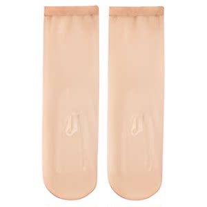Stockings Women's short socks Summer thin stealth, transparent anti -hook silk, non -slip, anti -thin middle sock resistance crystal socks
