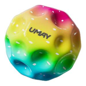
Wrist elastic ball moon stone hand throw ball children unzipped rope high rebound jump ball lifting focus toy ball