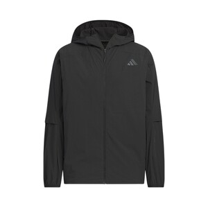 
adidas Adidas new cool hooded jacket men's black sports fitness woven jacket KB5157
