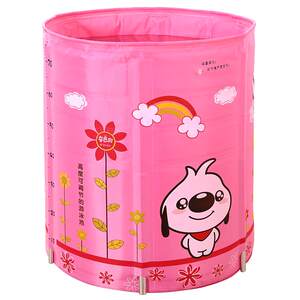 
Nuoao quilted insulation folding children's bath bucket baby bath bucket bath bucket baby bathtub 0-12 years old