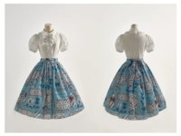 Антикварная оригинальная ретро летняя юбка, стиль Лолита