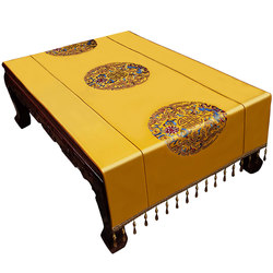 New Chinese style TV cabinet cover cloth coffee table upholstery