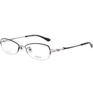 
PORTS elegant women's glasses frame, trendy half-frame fashion charm women's glasses frame, POF11701