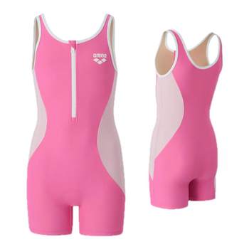 arena Arena 2025 new product for girls colorful childhood cute beginner one-piece sleeveless flat swimsuit