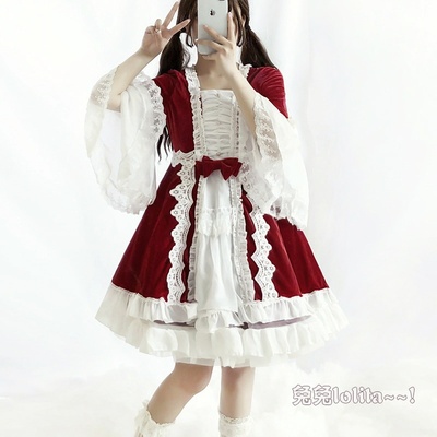 taobao agent Summer clothing, retro dress, Lolita style, Lolita Jsk