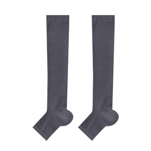 
Enjoy it pressure socks for women summer thin gray slimming leg sleeves long mercerized cotton foot calf socks