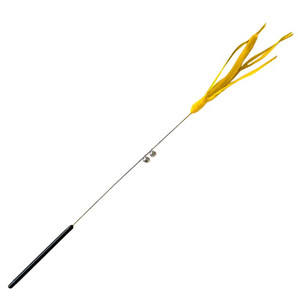 Dogtail grass teasing cat stick self-satisfied and relieve boredom handheld cat toys toles to scratch and bite long pole teasing cat artifact
