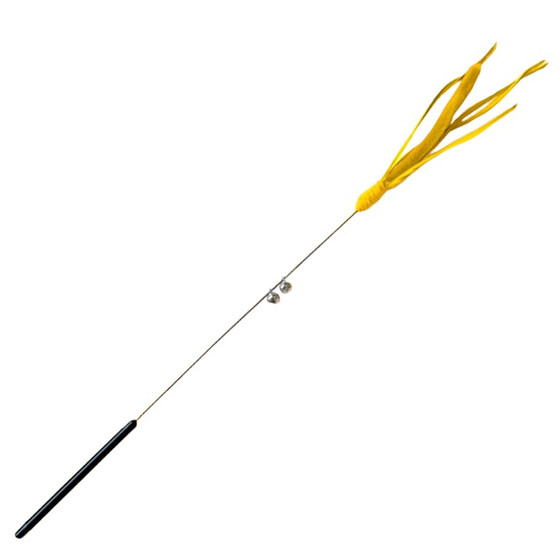 Dogtail grass teasing cat stick self-satisfied and relieve boredom handheld cat toys toles to scratch and bite long pole teasing cat artifact
